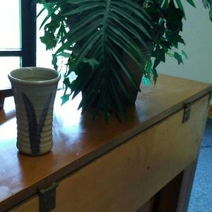 Vintage stone wear Vase or cup